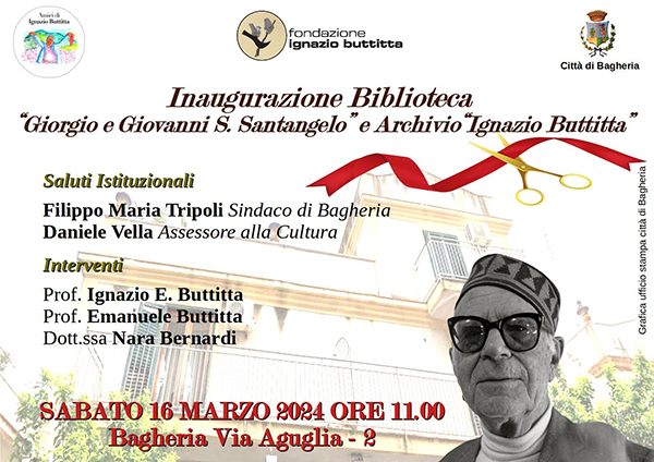 locandina inaugurazione sede fondazione ignazio buttitta def